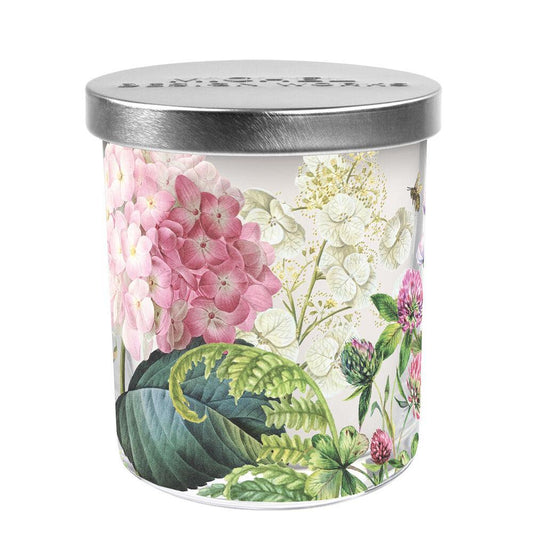 Decorative Print Glass Candle