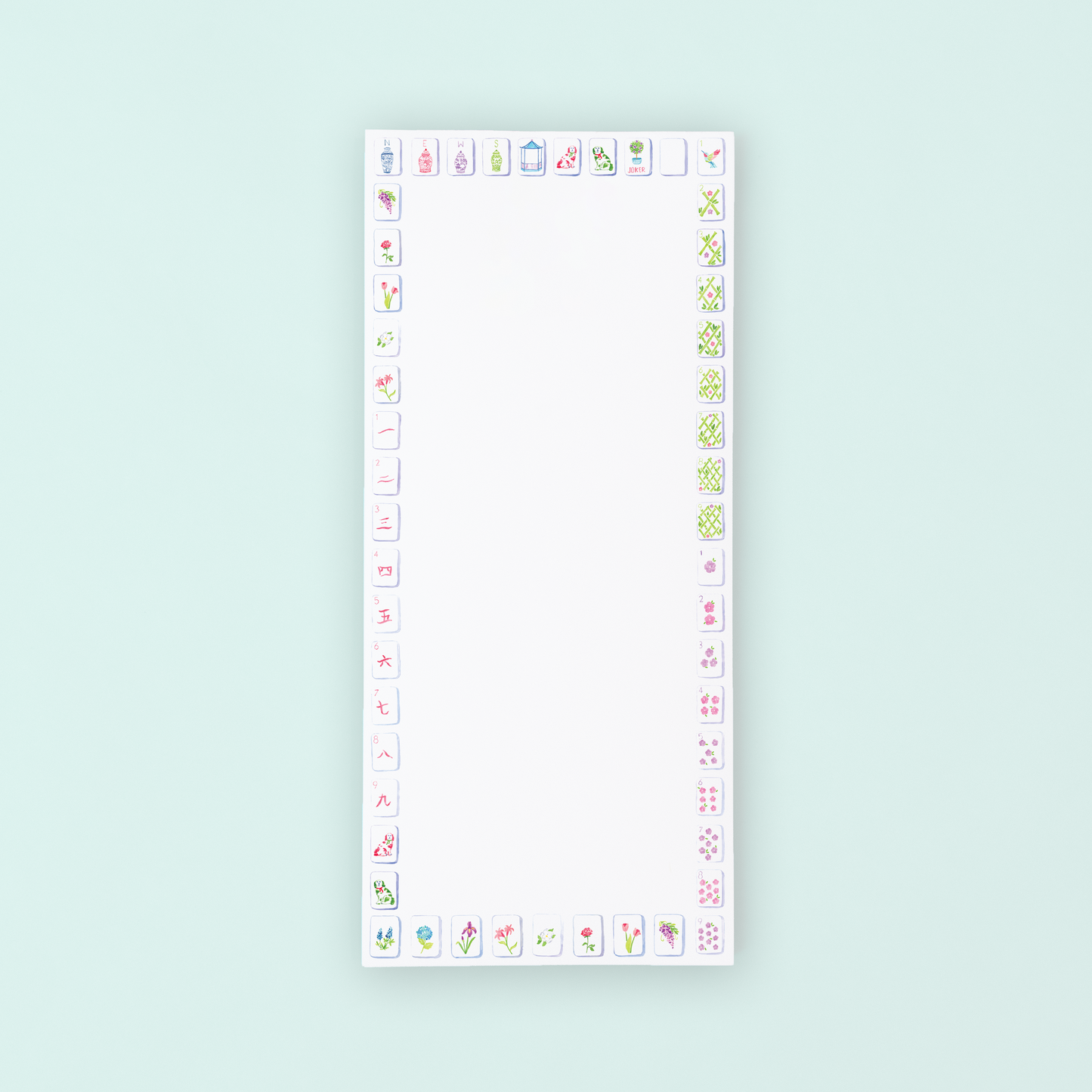 Watercolor Printed List Pad