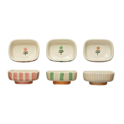 Hand-Painted Stripes Dish