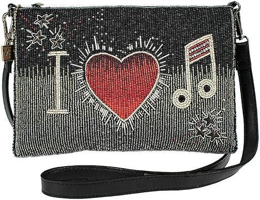 I Love Music Crossbody Handbag