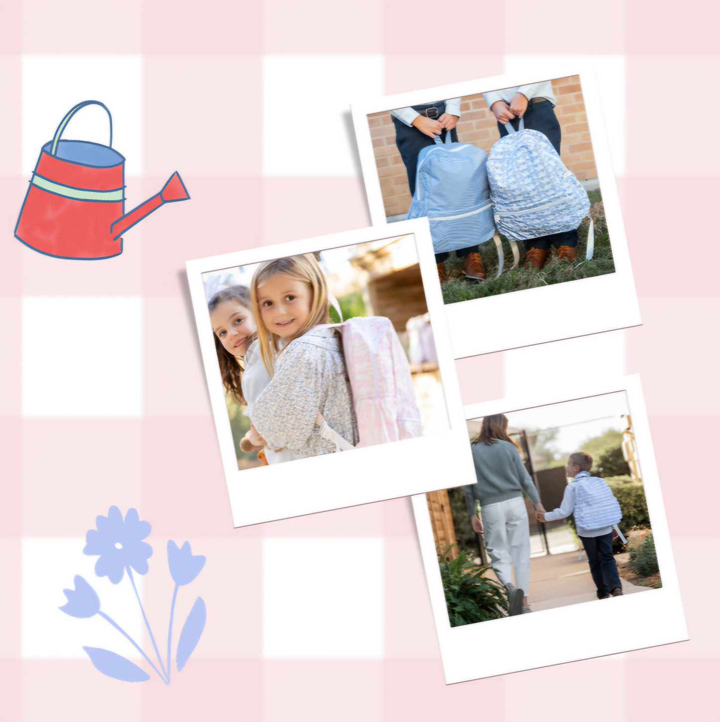 The Backpack - Large w/ Monogram