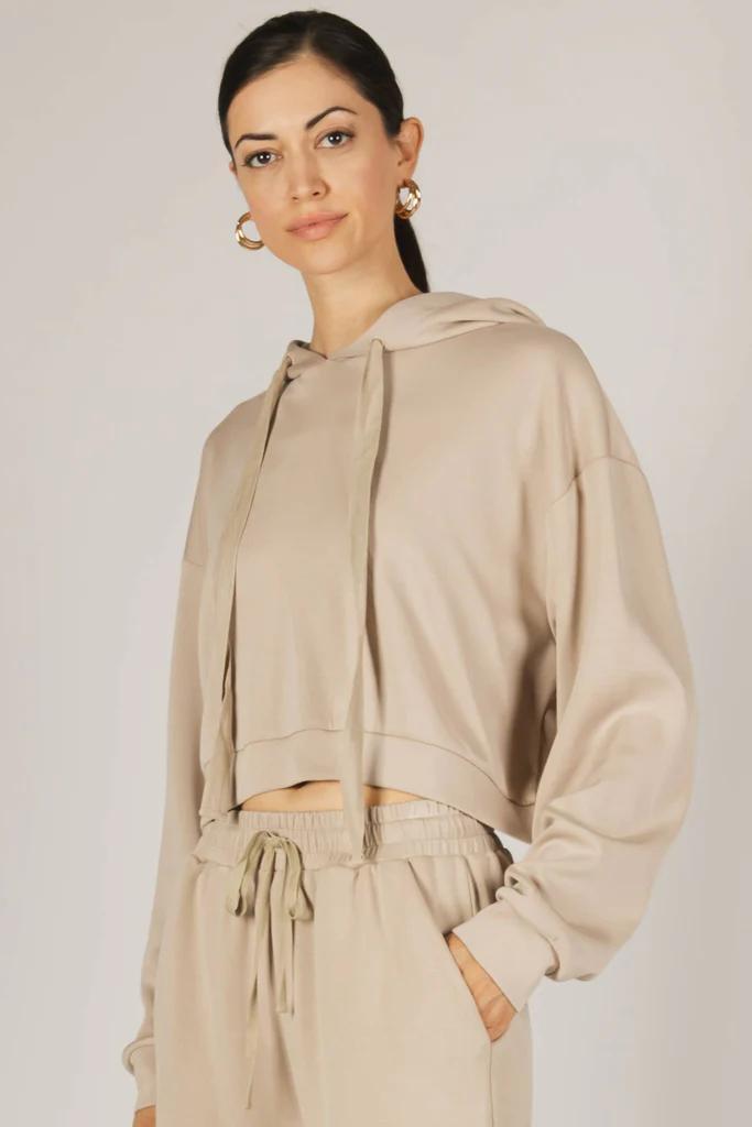 Cropped Hoodie Top