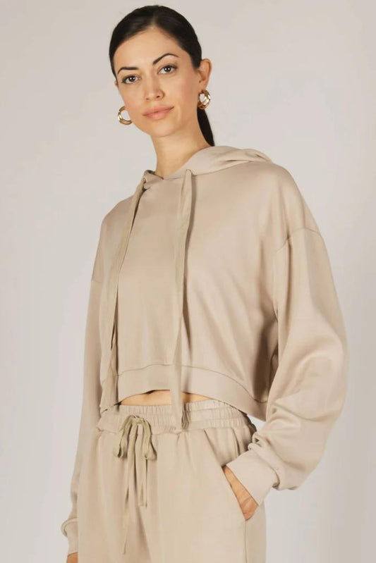 Cropped Hoodie Top