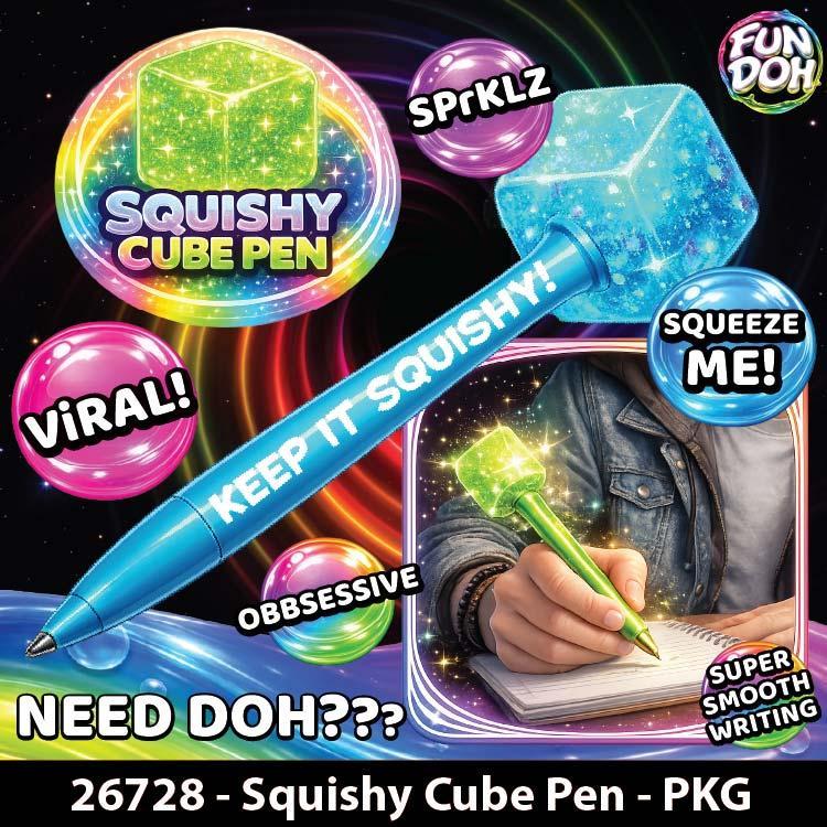 Fun Doh Desk Pops Squishy Pens