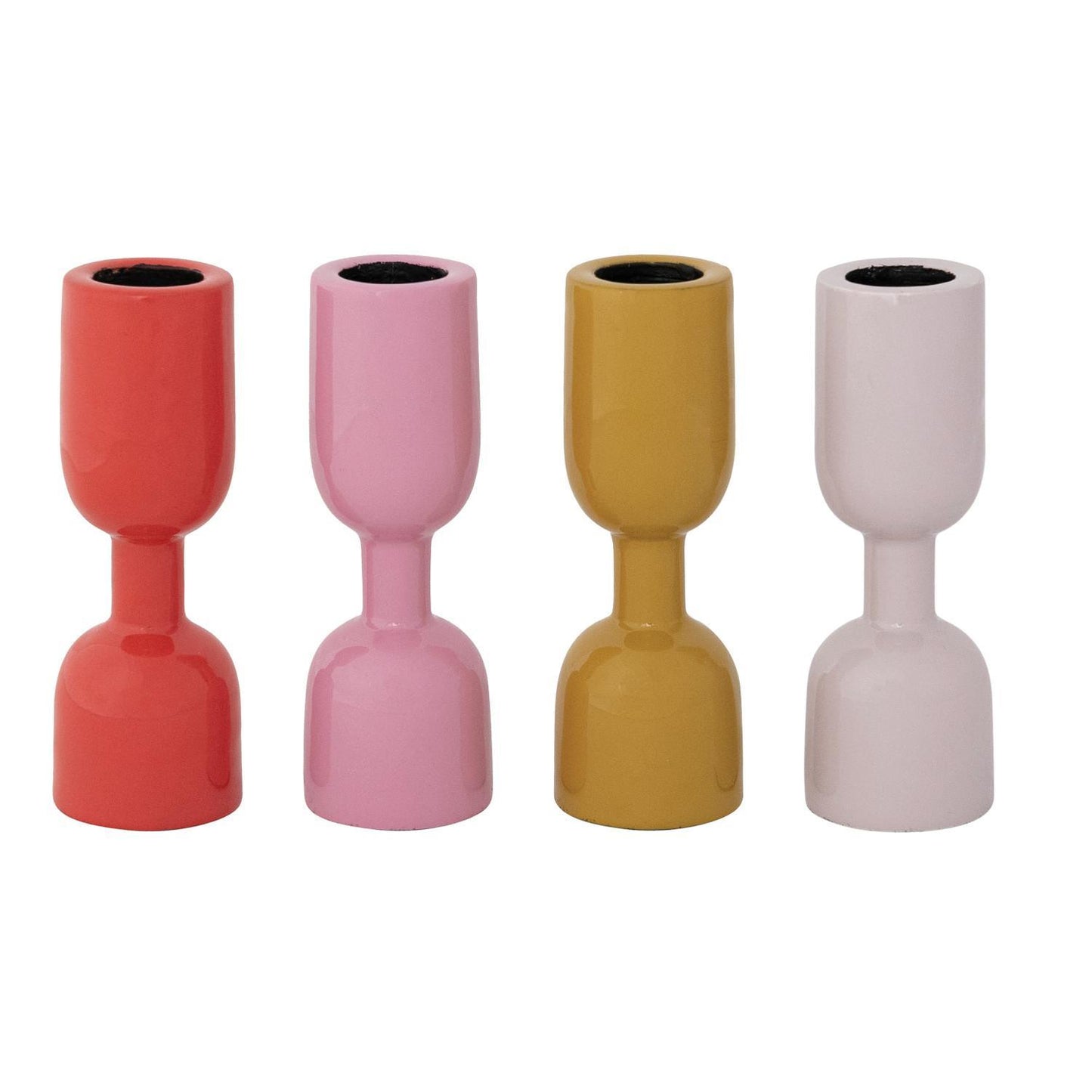 Enameled Aluminum Candle Holder