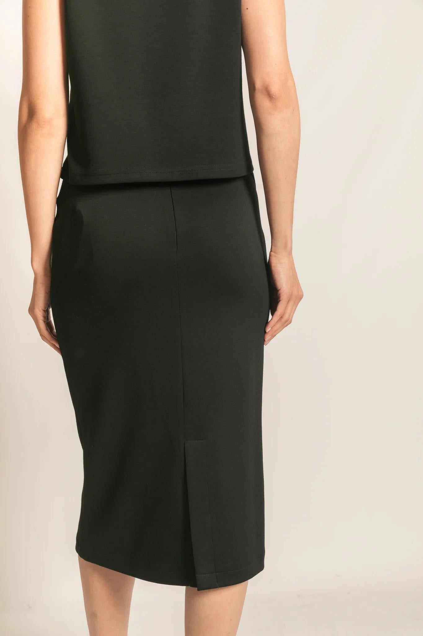 Back Slit Pencil Skirt