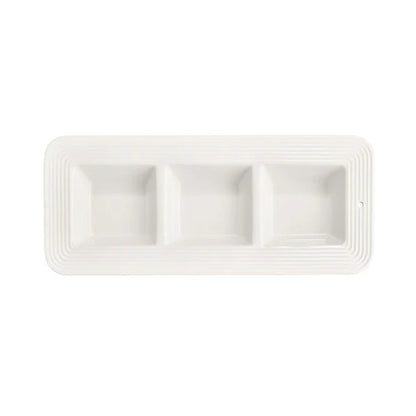 Stoneware - Pinstripes Garnish Dish