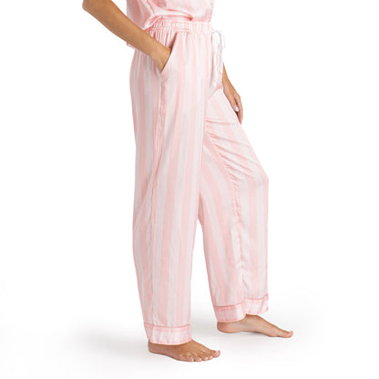 Beauty Sleep Satin Pajama Pants with Pouch
