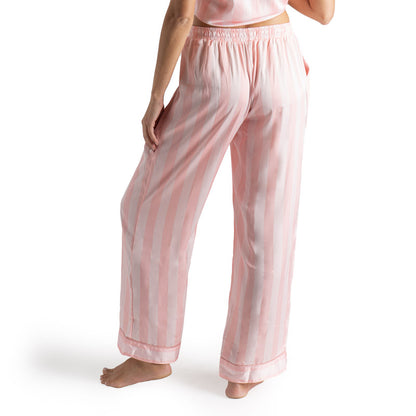 Beauty Sleep Satin Pajama Pants with Pouch