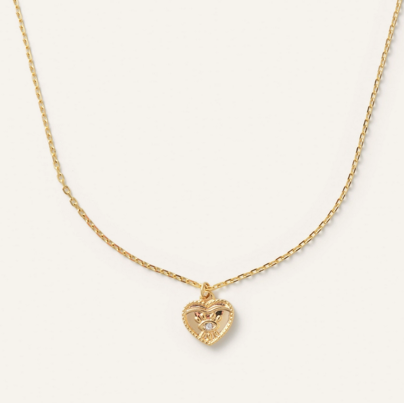 Eye Heart You Necklace- Waterproof
