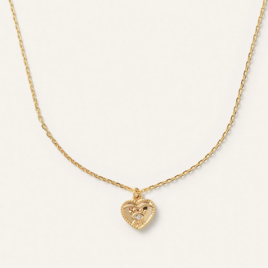 Eye Heart You Necklace- Waterproof