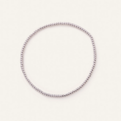 Waterproof Silver Ball Bracelets