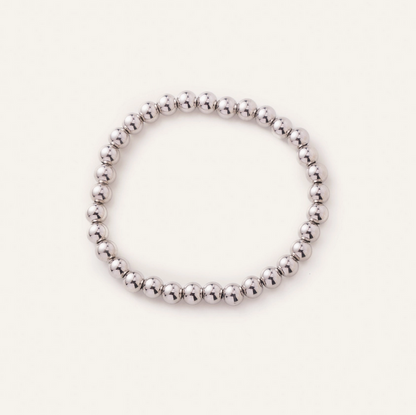 Waterproof Silver Ball Bracelets