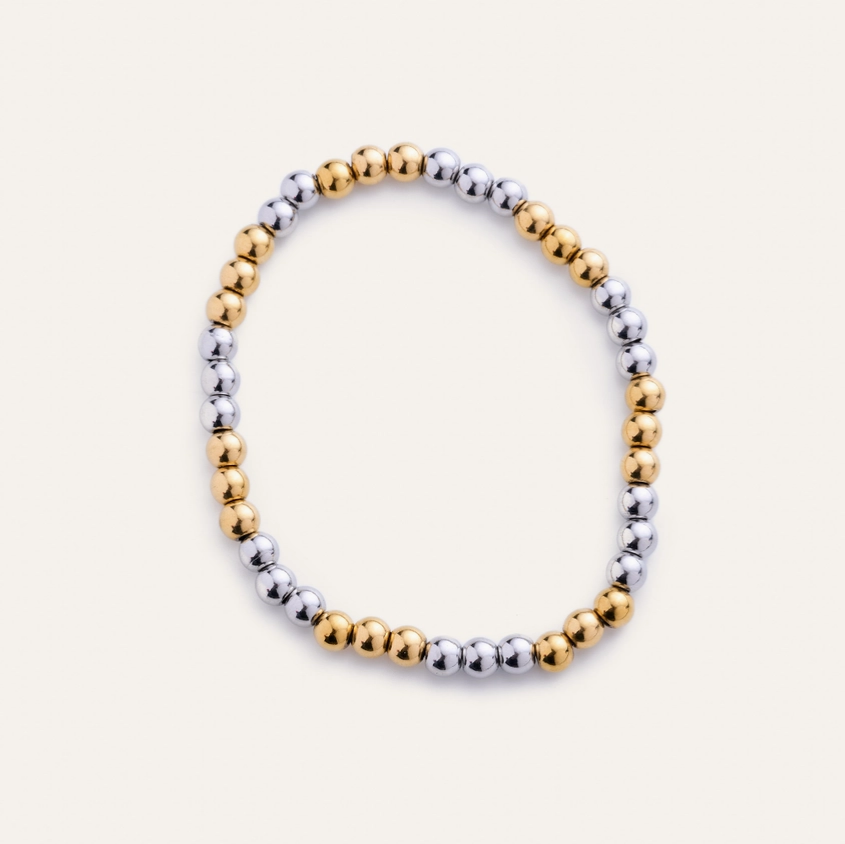 Two Toned Ball Bracelets