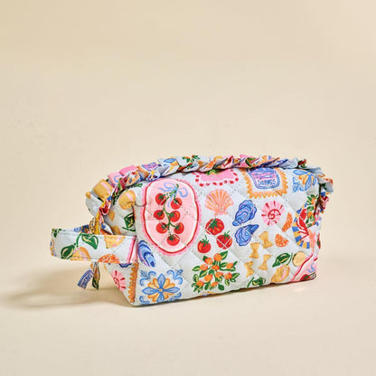 Essentials Quilted Cosmetic Pouch