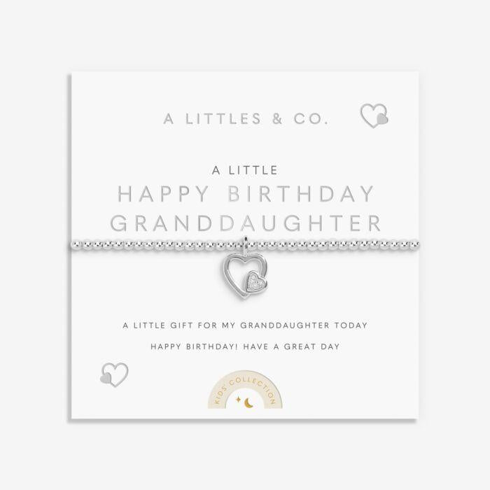 Granddaughter Birthday Bracelet