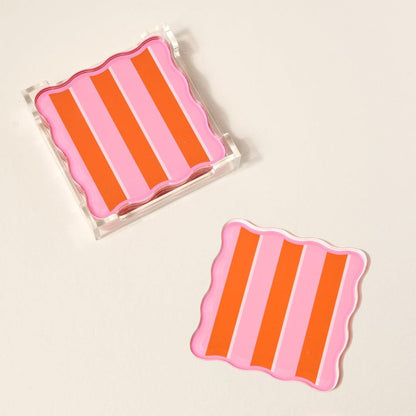 Table Talk Acrylic Coaster Set