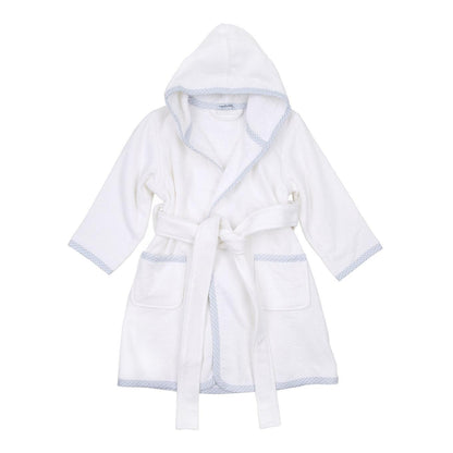 Gingham Trim Bathrobe