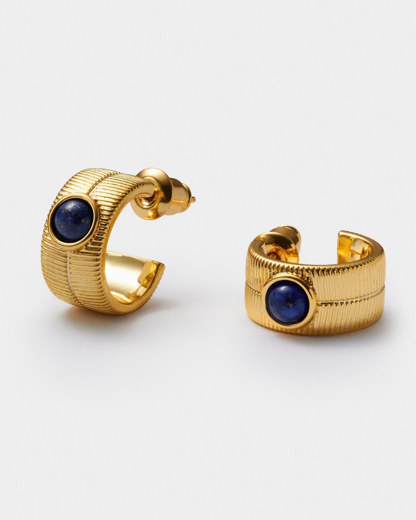 Birthstone Hoop Earrings