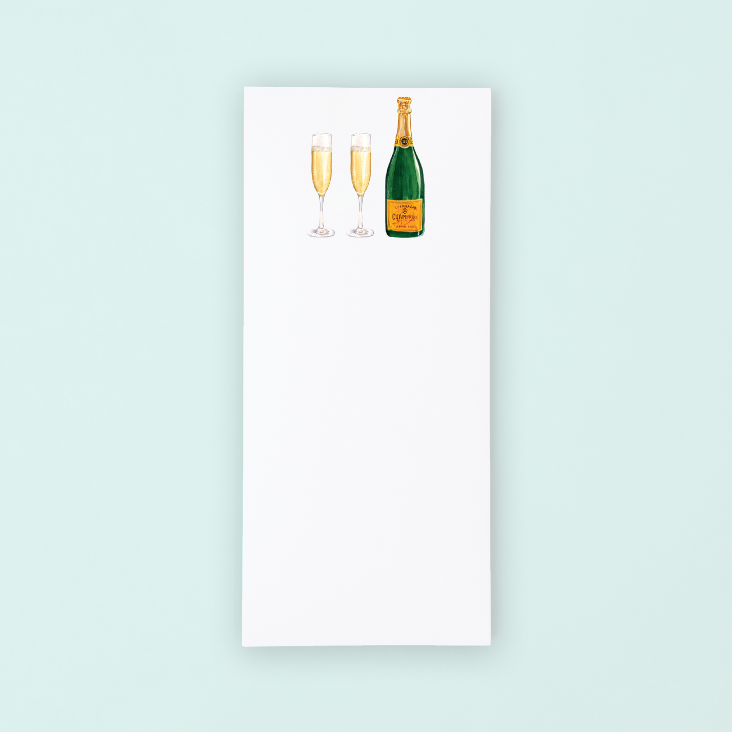 Watercolor Printed List Pad