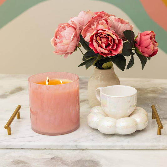 Sweet Grace Pink Tortoise Candle