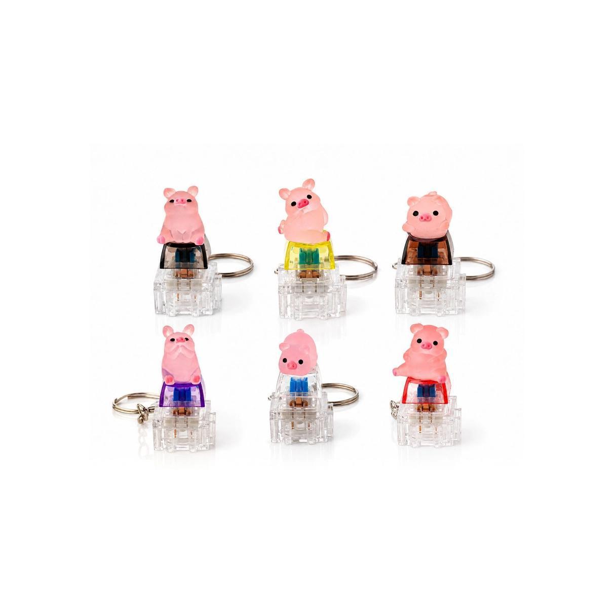 Clikcharms Fidget Keyboard Clicker Keychain
