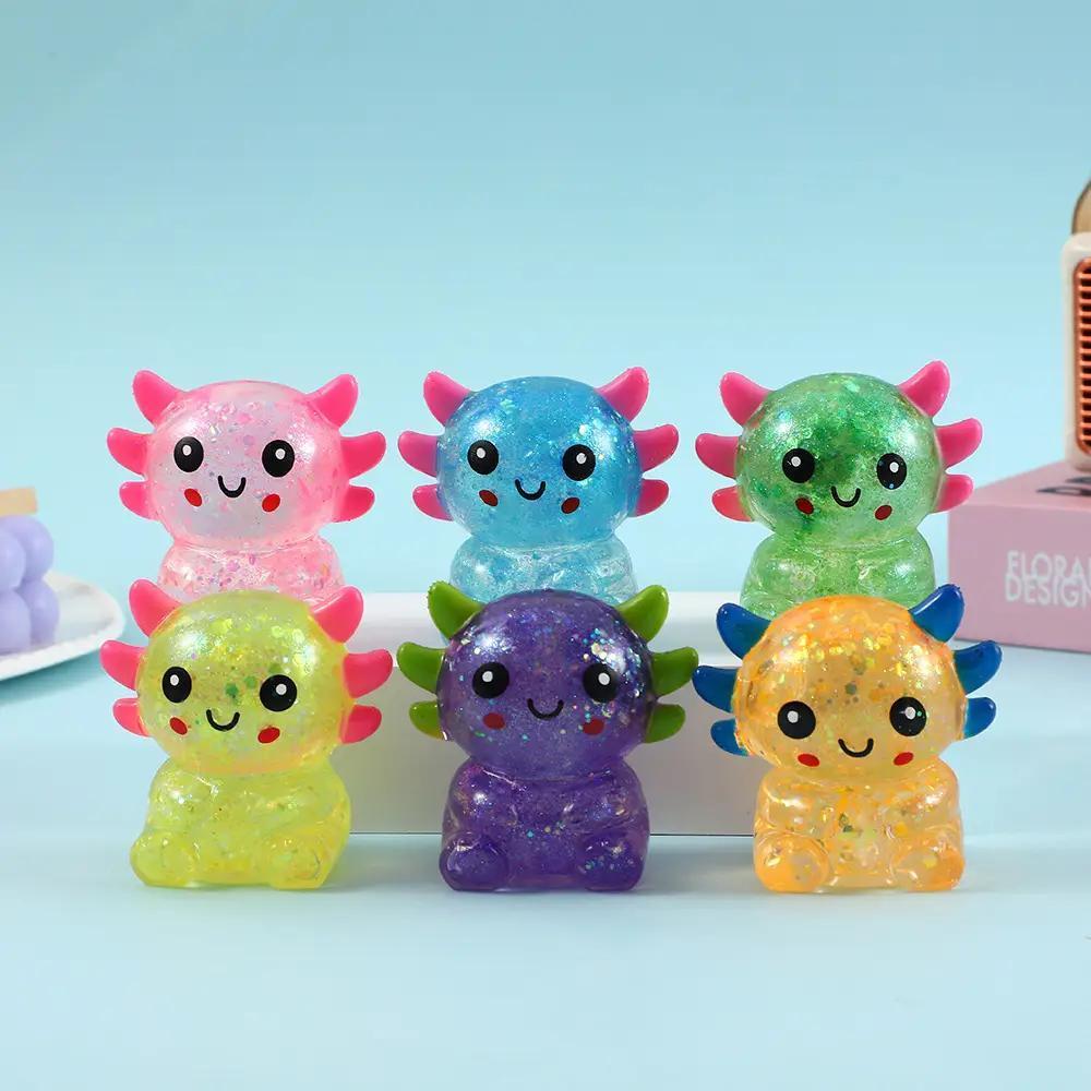 Maltose Glitter cute Salamander squishy fidget toy