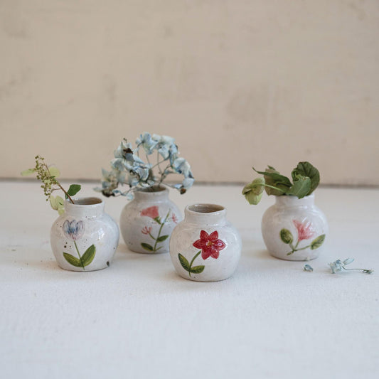 Mini Painted Flower Vase
