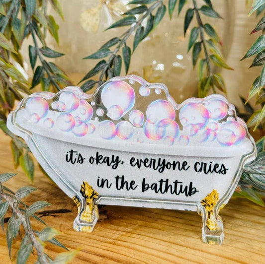 Everyone Cries Acrylic Bathtub