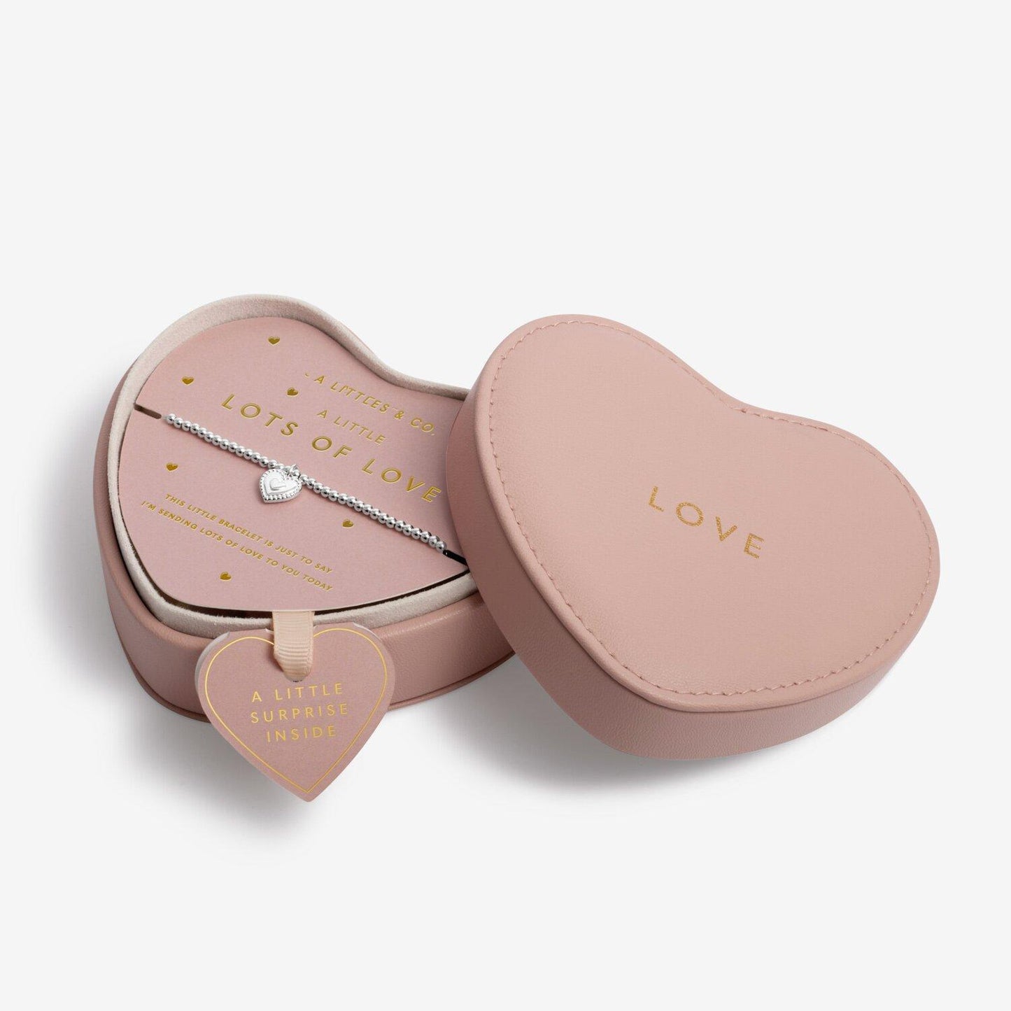 Heart Jewelry Box & Bracelet