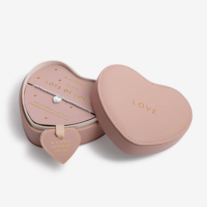 Heart Jewelry Box & Bracelet