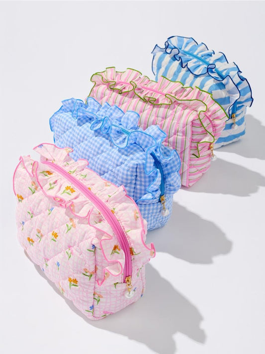 FANCY LARGE ZIP POUCH
