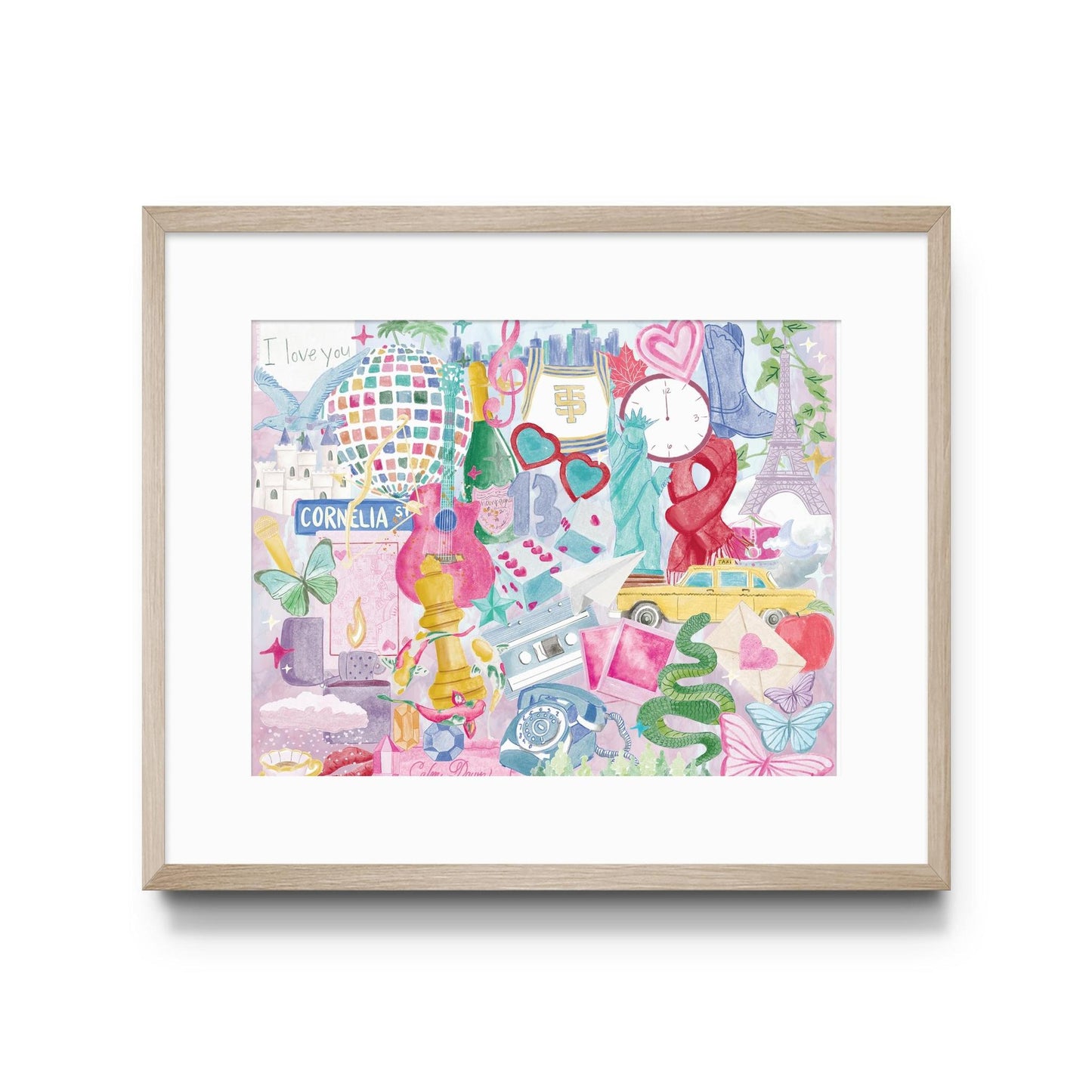 Eras Watercolor Art Print