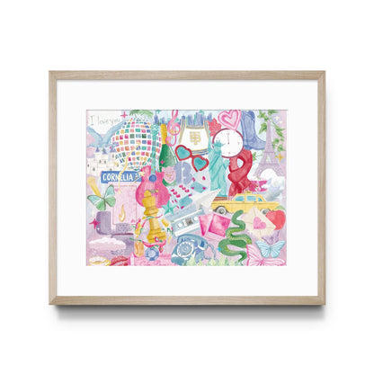 Eras Watercolor Art Print