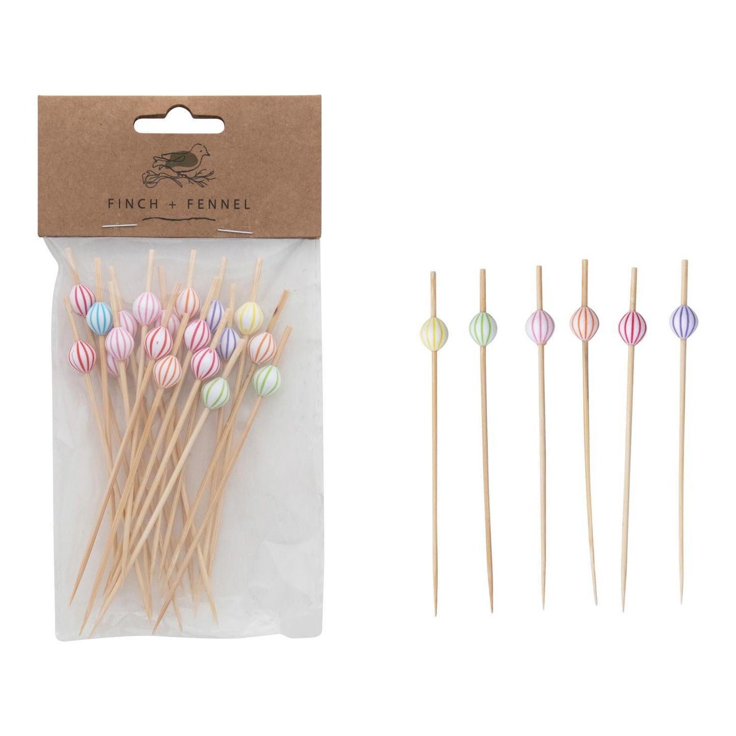 Bamboo Beaded Skewers