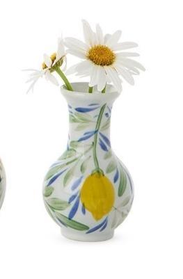 Hand-Painted Mini Lemon Vase