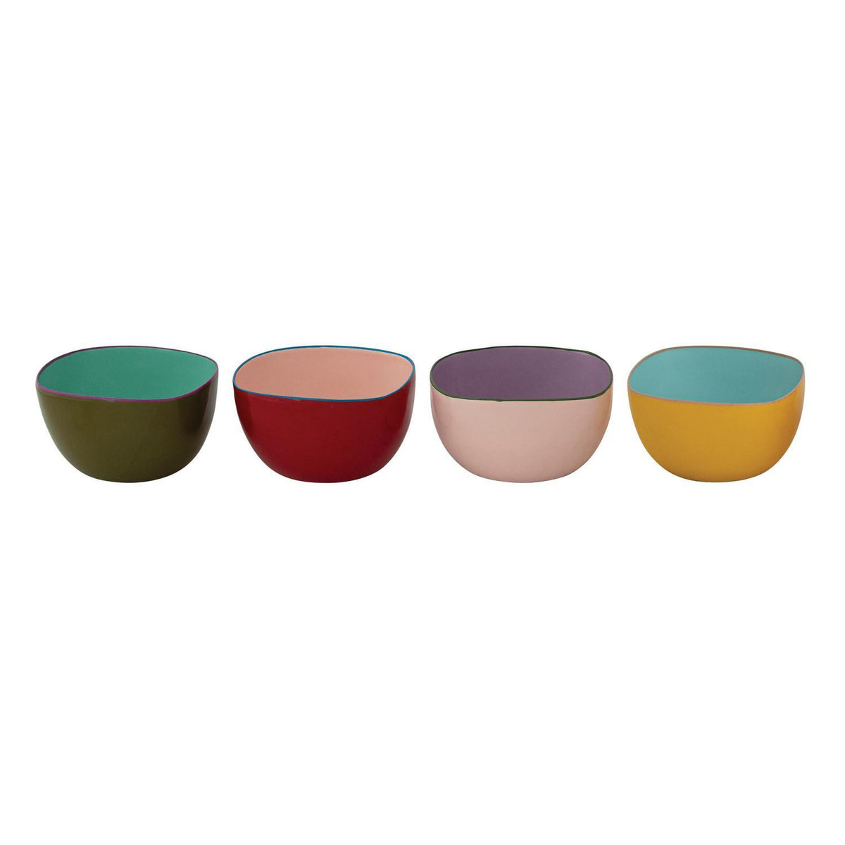 Enameled Stainless Steel Bowl