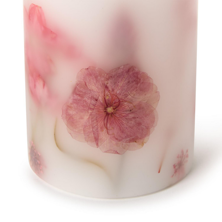 Flameless Wax Pillar Botanical Candles