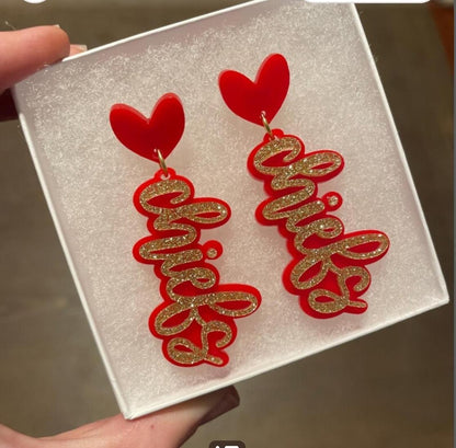 Chiefs Earrings