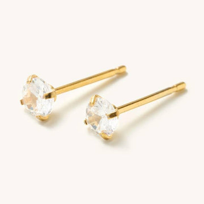 Crystal Gem Micro Stud Earrings