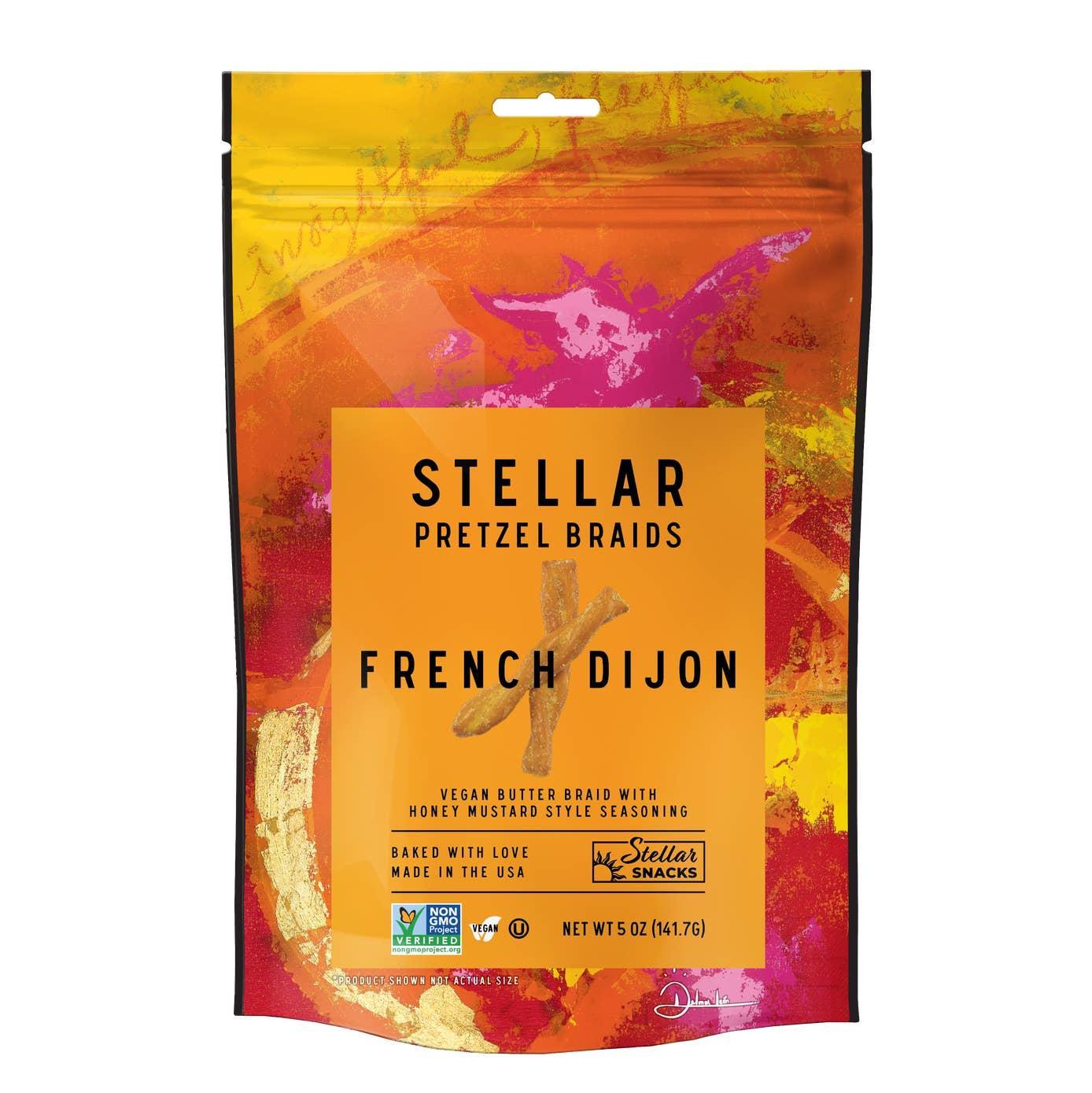 French Dijon Pretzel Braids