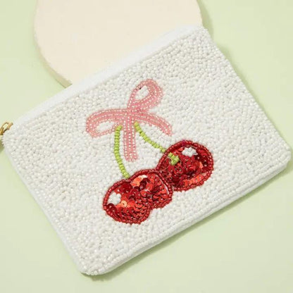 Seed Beaded Coin Purse