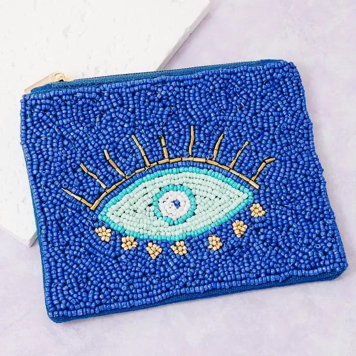 Seed Beaded Coin Purse