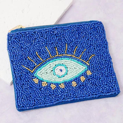 Seed Beaded Coin Purse