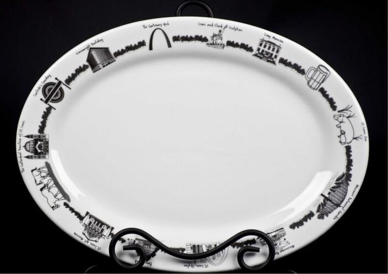 STL OVAL PLATTER