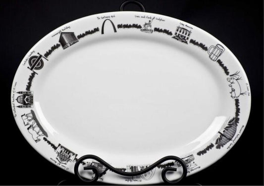STL OVAL PLATTER