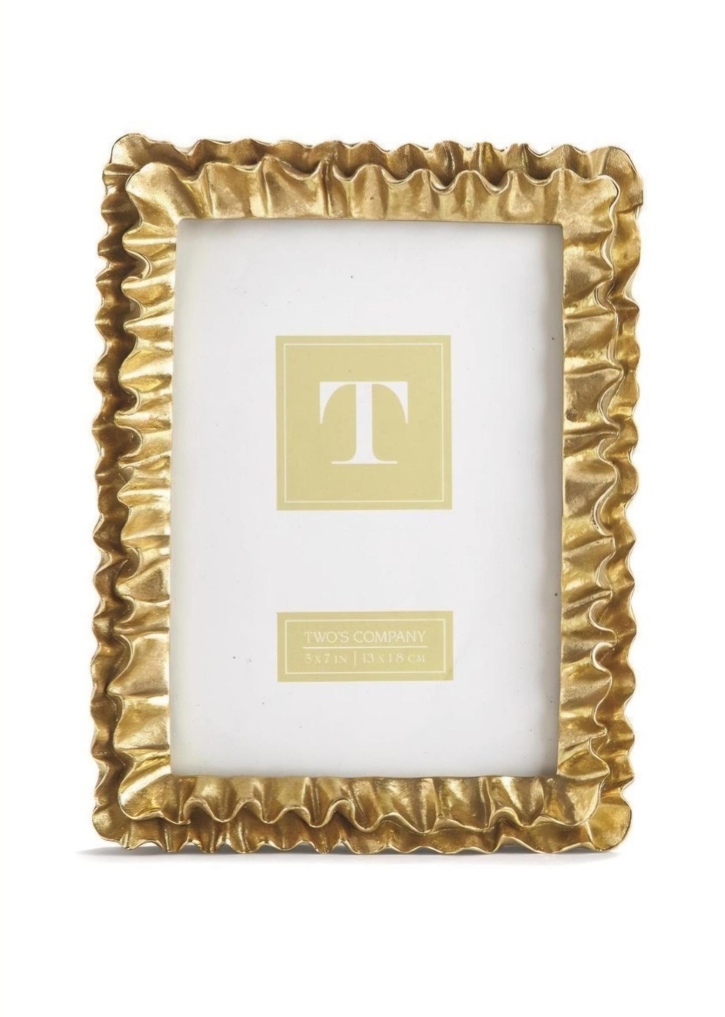 Gold Ruffles Frame