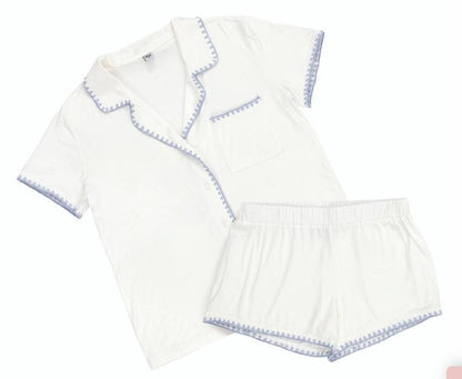 Whip Stitch & Bamboo Shorts PJ Set