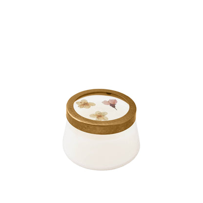 Geranium Oud Accent Pressed Floral Candle