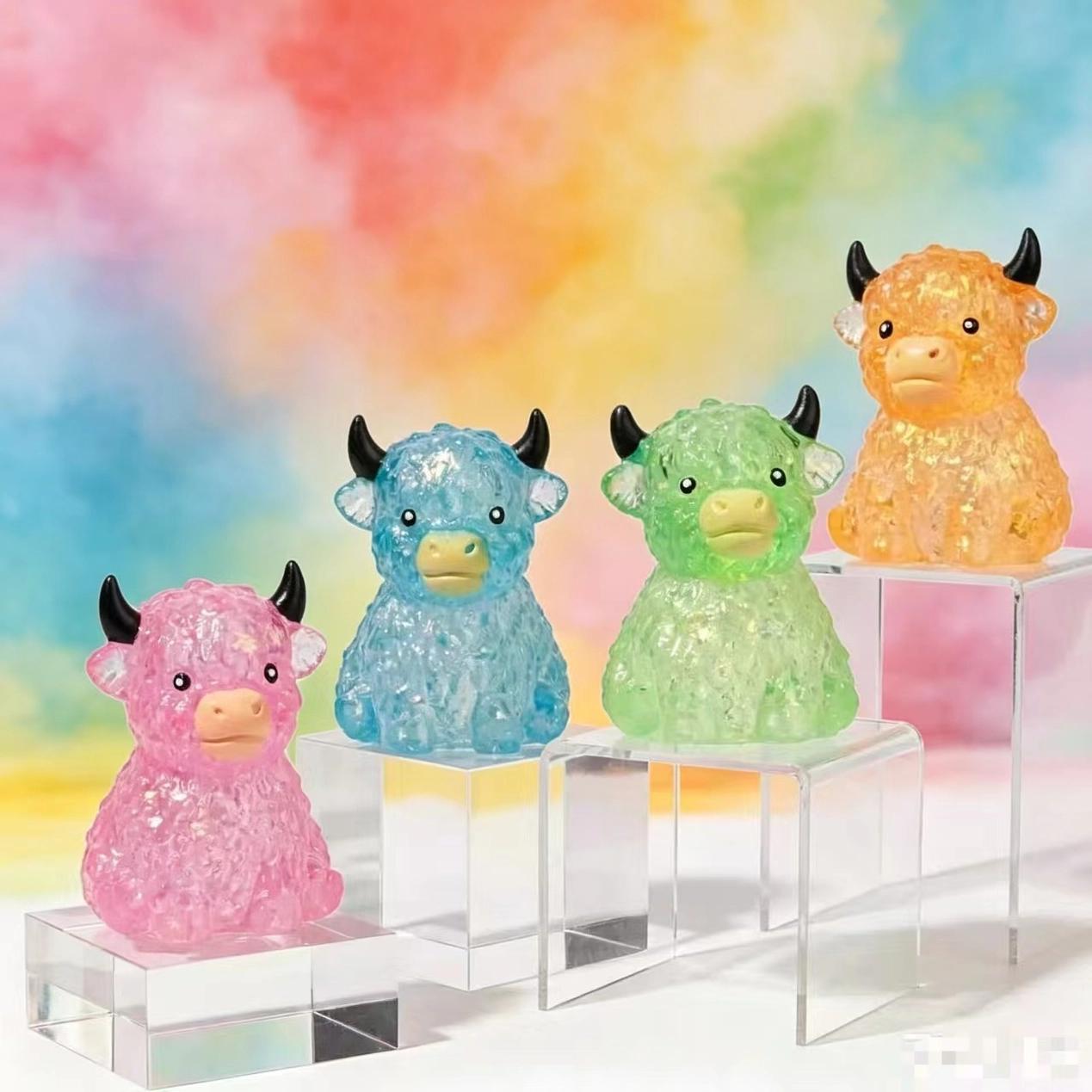 Maltose Cute Highland cow Yak squishy toy